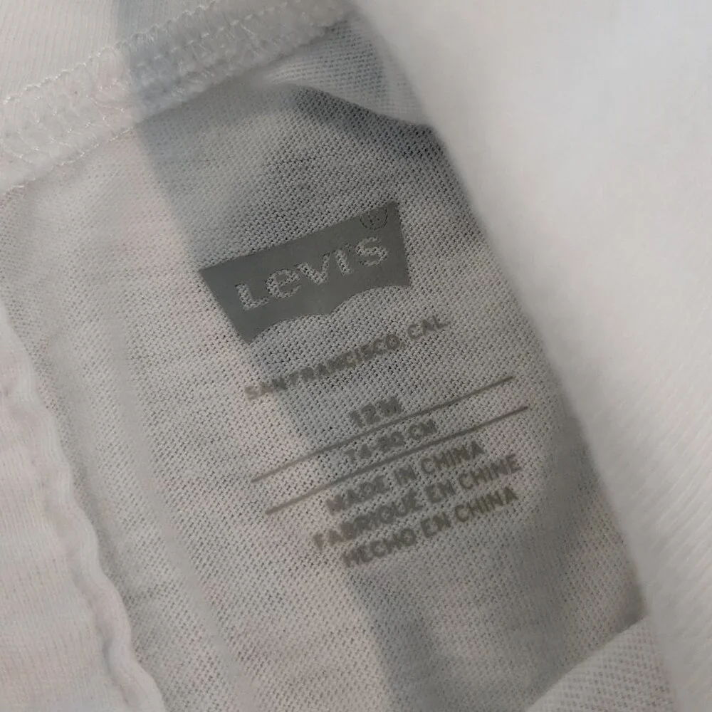 ⭐ Girl's Levis chambray 2-piece dress outfit 12 months